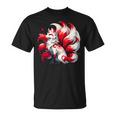 日本アニメ キツネ 九尾 Tシャツ