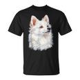 日本スピッツ 犬 グラフィック ペット イラスト 日本スピッツ Tシャツ