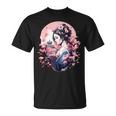日本美術 浮世絵 アニメ 芸者 桜 富士山 Tシャツ