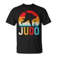 柔道投げ レトロ 日本の格闘技 柔道家 ファイター ギフト Tシャツ