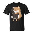 柴犬ハグ Tシャツ