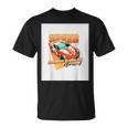 楽しいクールなレーシングカーイラスト Tシャツ