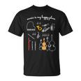 楽器 音楽 ピアノ 管楽器 木管楽器 弦楽器 音符 Music Is My Happy Place Tシャツ