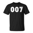 次回の007 Tシャツ