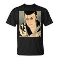 歌舞伎 演劇 俳優 サムライ 俊泉 日本のビンテージアート Tシャツ