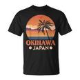 沖縄 Japan ヤシの木 夏休み 日本観光 Tシャツ