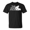 犬の顔のデザイン The Dog Face Tシャツ