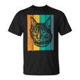 猫、レトロ Tシャツ
