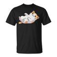 猫のへそ天 Cat Belly Trap Tシャツ