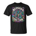 瞑想 Nirvanatate Of Mind ファニーグラフィックtシャツ Tシャツ