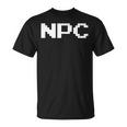 素晴らしいビデオゲーム-面白いnpc-オールドゲーマー Tシャツ