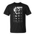 視力検査 おもしろ デザイン リス Tシャツ