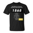 財務省解体dissolution Of The Ministry Of Finance Tシャツ