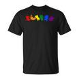 遊び好きなレインボーキャット Lgbtq プライド 楽しい Tシャツ