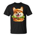 面白いtシャツ コーギー 犬 ハンバーガー メンズ 犬好き グッズ かわいい おもしろ 面白い 服 ネタ Tシャツ