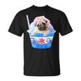 面白いtシャツ パグ かき氷 イヌ メンズ 犬好き グッズ かわいい おもしろ 面白い 服 ネタ 夏 Tシャツ