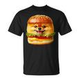 面白いtシャツ ポメラニアン 犬 ハンバーガー メンズ 犬好き グッズ かわいい おもしろ 面白い 服 ネタ Tシャツ