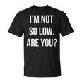 面白いtシャツ 下ネタ 文字 ダジャレ メンズ おもしろtシャツ ジョーク 男性用 英語 I'm Noto Low Tシャツ