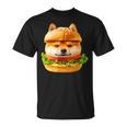 面白いtシャツ 柴犬 犬 イヌ ハンバーガー メンズ 犬好き グッズ かわいい おもしろ 面白い 服 ネタ Tシャツ