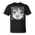 面白いカワイイガール 日本アニメ オタク Tシャツ