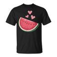 面白いスイカ ハワイアンビーチバケーション ラブスイカ Tシャツ
