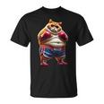 面白いボクシング ジム ワークアウト 猫 ボクシング グローブ アニメ ミーム Tシャツ