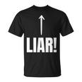 面白い嘘つき嘘つき嘘つき嘘つき詐欺師 Tシャツ