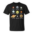 面白い太陽系-プラネット・スウィート・チルドレン物理学者 Tシャツ