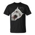 面白い好奇心旺盛な犬ドゴアルヘンティーノ Tシャツ