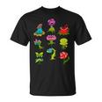 食虫植物 恋人 キッズ サラセニア ヴィーナス ハエトラップ Tシャツ