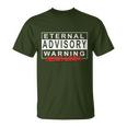 Eternal Advisory Warning Jesus Lives Cool Christmas Tシャツ