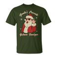 Santa's Favorite ソフトウェア開発者 面白いクリスマスサンタ Tシャツ
