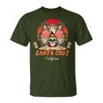 Santa Cruz カリフォルニア ヴィンテージ スケルトン サーファー サンタクルーズ Tシャツ