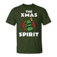 面白いクリスマス「The Xmaspirit」グラフィック Tシャツ