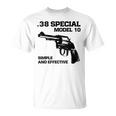 38 スペシャルモデル 10 リボルバー ファン Tシャツ