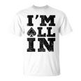 Im All In ポーカーシャツ ポーカープレーヤー Tシャツ