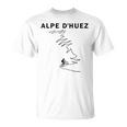 Alpe D'huez サイクリングギフト フランス ロードサイクリング Tシャツ