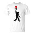 Asl Bigfoot I Love Youign Language Bigfoot I Love You Asl Tシャツ