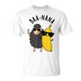 Baa-Nana おもしろバナナ羊しゃれ Tシャツ