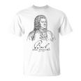 Bach German Composerバッハ、ドイツの作曲家、音楽家、クラシカル Tシャツ
