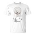 Bichon Frisé Dog Mom ビションフリーゼママかわいい子犬犬の所有者ビションフリーゼ犬 Tシャツ