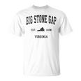 Bigtone Gap バージニアa ビンテージ スポーツデザイン ブラックプリント Tシャツ