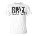 Bmxビンテージバイクファンの贈り物少年少女自転車bmx Tシャツ