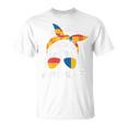 Building Block Messy Bun Mom Life Master Builder T-Shirt