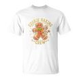 Cookie Baking Crew ジンジャーブレッドマン おもしろクリスマスベーキング 長袖tシャツ Tシャツ