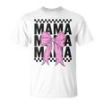 Coquette Bow Mama Mother's Day Motherhood Mom Life Mommy T-Shirt