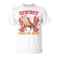 Cowboy Take Me Away ウエスタンバレンタインデー 長袖tシャツ Tシャツ