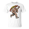 D-Pole Longtick Bigfoot Lacrosse Player Laxsquatch Tシャツ