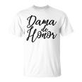 Dama De Honor Española Dama De Honor Despedida Deoltera Camiseta unisex