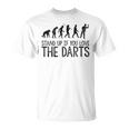 Darts ダーツプレイヤーのための男性ダーツギフト Tシャツ